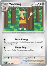 Watchog 073/086 · Reverse Holo
