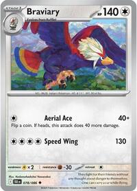 Braviary 078/086 · Reverse Holo