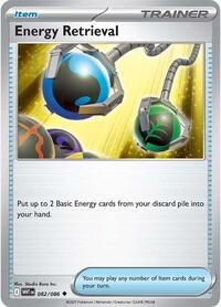 Energy Retrieval 082/086 White Flare Reverse Holo Pokémon card