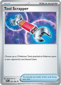 Tool Scrapper 085/086 White Flare Reverse Holo Pokémon card