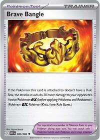 Brave Bangle 080/086 White Flare Reverse Holo Pokémon card