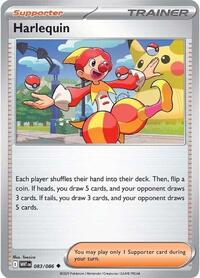 Harlequin 083/086 White Flare Reverse Holo Pokémon card