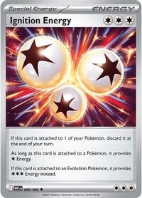 Ignition Energy 086/086 White Flare Reverse Holo Pokémon card
