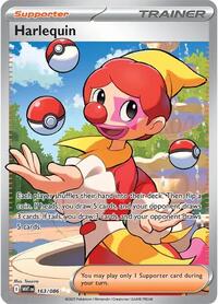 Harlequin 163/086 White Flare Pokémon card
