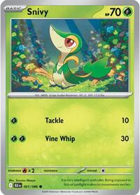 Snivy 001/086 · Reverse Holo