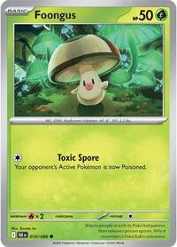 Foongus 010/086 · Reverse Holo