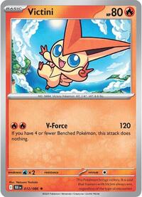Victini 012/086 · Reverse Holo