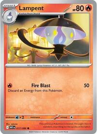 Lampent 017/086 · Reverse Holo