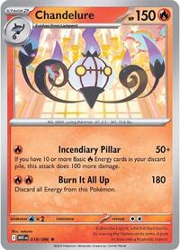 Chandelure 018/086 · Reverse Holo