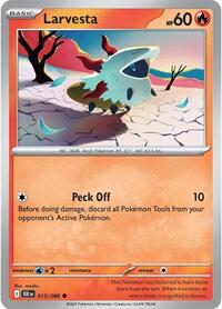 Larvesta 015/086 · Reverse Holo