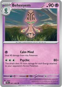 Beheeyem 041/086 · Reverse Holo