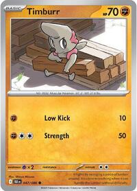 Timburr 047/086 · Reverse Holo