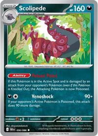 Scolipede 056/086 · Reverse Holo