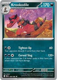 Krookodile 059/086 · Reverse Holo