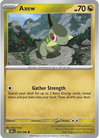 Axew 068/086 · Reverse Holo