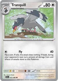 Tranquill 072/086 · Reverse Holo