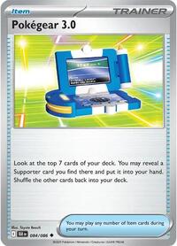 Pokegear 3.0 084/086 Black Bolt Reverse Holo Pokémon card