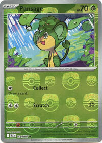 Pansage (Master Ball Pattern) 004/086
