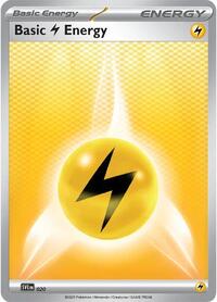 Basic Lightning Energy 020 Scarlet & Violet Energies Reverse Holo Pokémon card