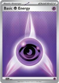 Basic Psychic Energy 021 Scarlet & Violet Energies Reverse Holo Pokémon card