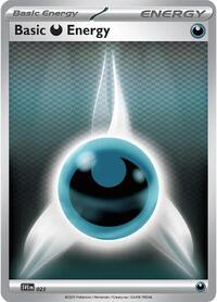 Basic Darkness Energy 023 Scarlet & Violet Energies Reverse Holo Pokémon card