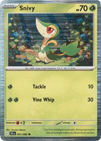 Snivy (Unova Poster Collection) 001/086