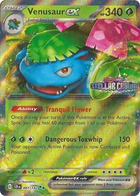 Venusaur ex (Stellar Crown Stamp) 001/142