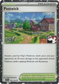 Postwick (Cosmos Holo) 154/159 Prize Pack Series Cards Pokémon card