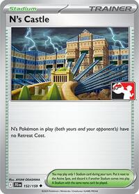 N's Castle 152/159 Prize Pack Series Cards Pokémon card