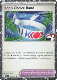 Hop's Choice Band (Cosmos Holo) 148/159 Prize Pack Series Cards Pokémon card