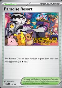 Paradise Resort (World Championships 2025) 224 Scarlet & Violet Promo Cards Pokémon card