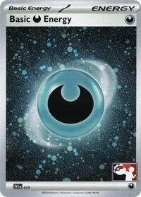 Basic Darkness Energy (Cosmos Holo) 015 Prize Pack Series Cards Pokémon card