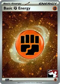 Basic Fighting Energy (Cosmos Holo) 014 Prize Pack Series Cards Pokémon card