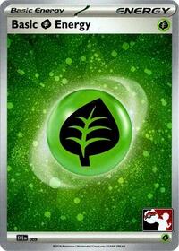 Basic Grass Energy (Cosmos Holo) 009 Prize Pack Series Cards Pokémon card