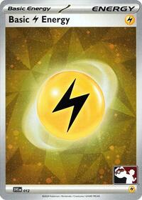 Basic Lightning Energy (Cosmos Holo) 012 Prize Pack Series Cards Pokémon card