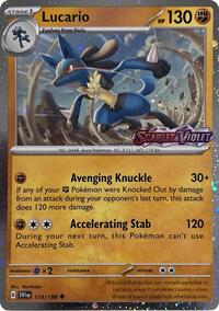 Lucario (Scarlet & Violet Stamp) 114/198