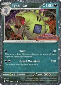 Tyranitar (Paldea Evolved Stamp) 135/193