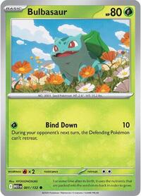 Bulbasaur 001/132 · Reverse Holo