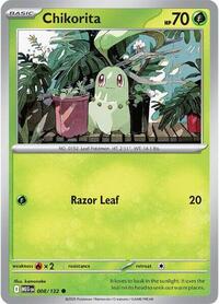 Chikorita 008/132 · Reverse Holo