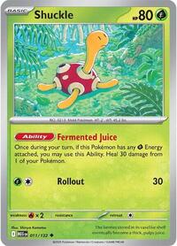 Shuckle 011/132 · Reverse Holo