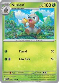 Nuzleaf 014/132 · Reverse Holo