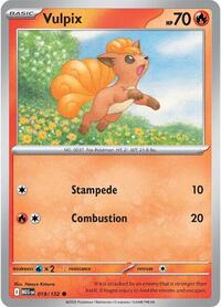 Vulpix 019/132 · Reverse Holo