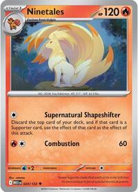 Ninetales 020/132 · Reverse Holo
