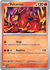 Volcanion 025/132 · Reverse Holo