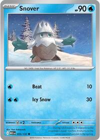 Snover 035/132 · Reverse Holo
