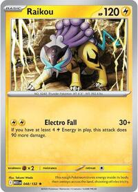 Raikou 048/132 · Reverse Holo