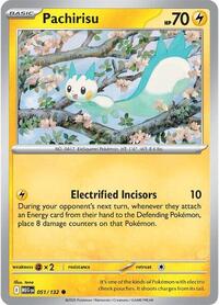 Pachirisu 051/132 · Reverse Holo
