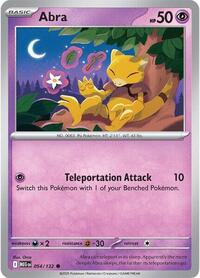 Abra 054/132 · Reverse Holo