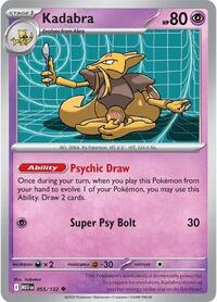 Kadabra 055/132 · Reverse Holo