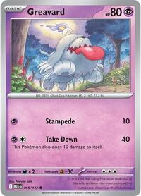 Greavard 065/132 · Reverse Holo